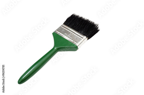 Paint brush isolated on a white background. 