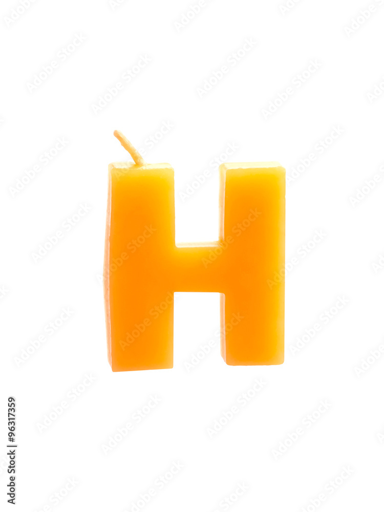 Alphabet candles 2024