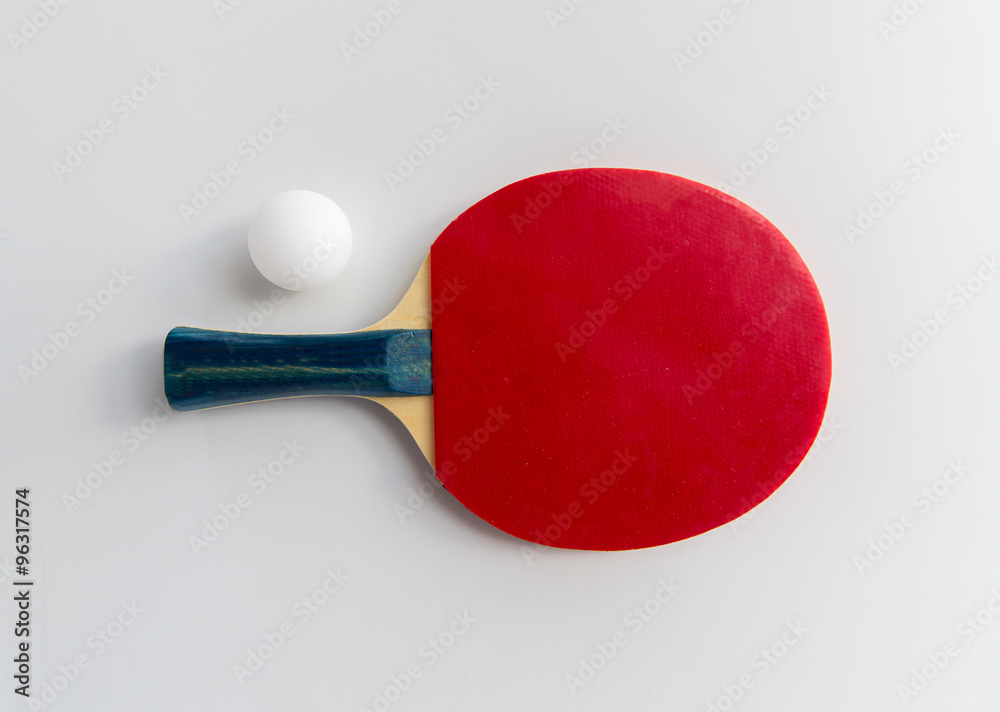 close up of table tennis rackets with ball close up of table tennis rackets with ball