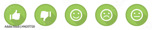 green business feedback top icons