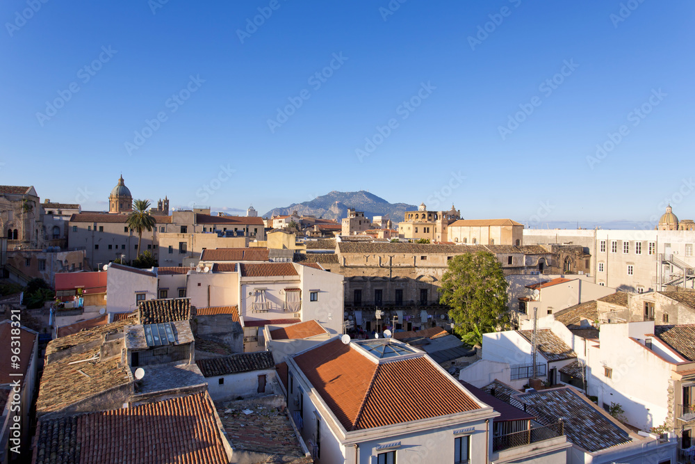 Panorama of the city of Palermo