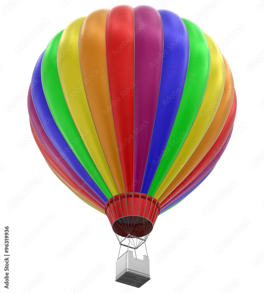 Fototapeta premium Hot Air Balloon (clipping path included)