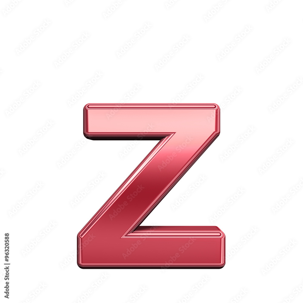 One lower case letter from shiny red alphabet set, isolated on white. Computer generated 3D photo rendering. One lower case letter from shiny red alphabet set, isolated on white. Computer generated 3D photo rendering.