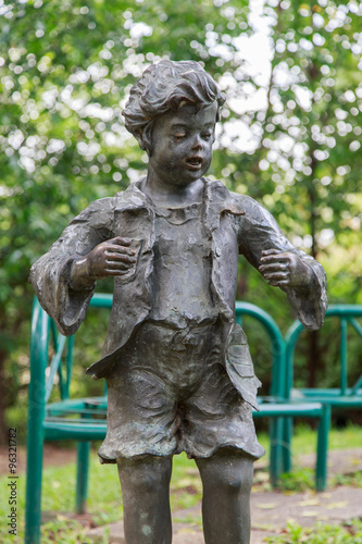 Child image at garden