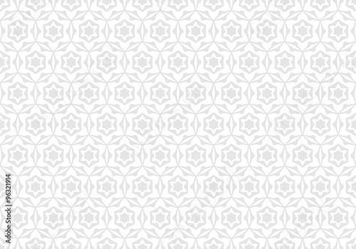 Geometric seamless gray hexagon pattern