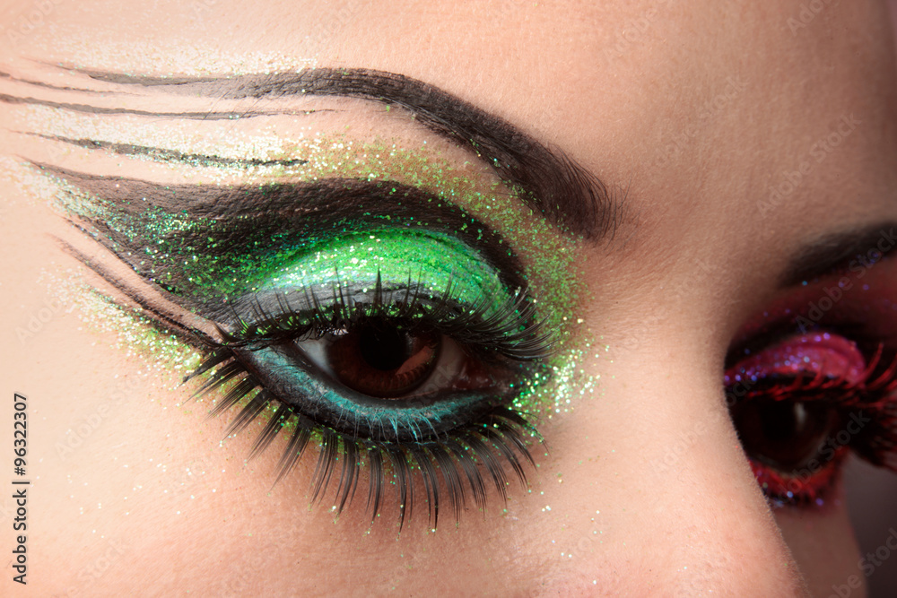 Fototapeta premium Eye makeup