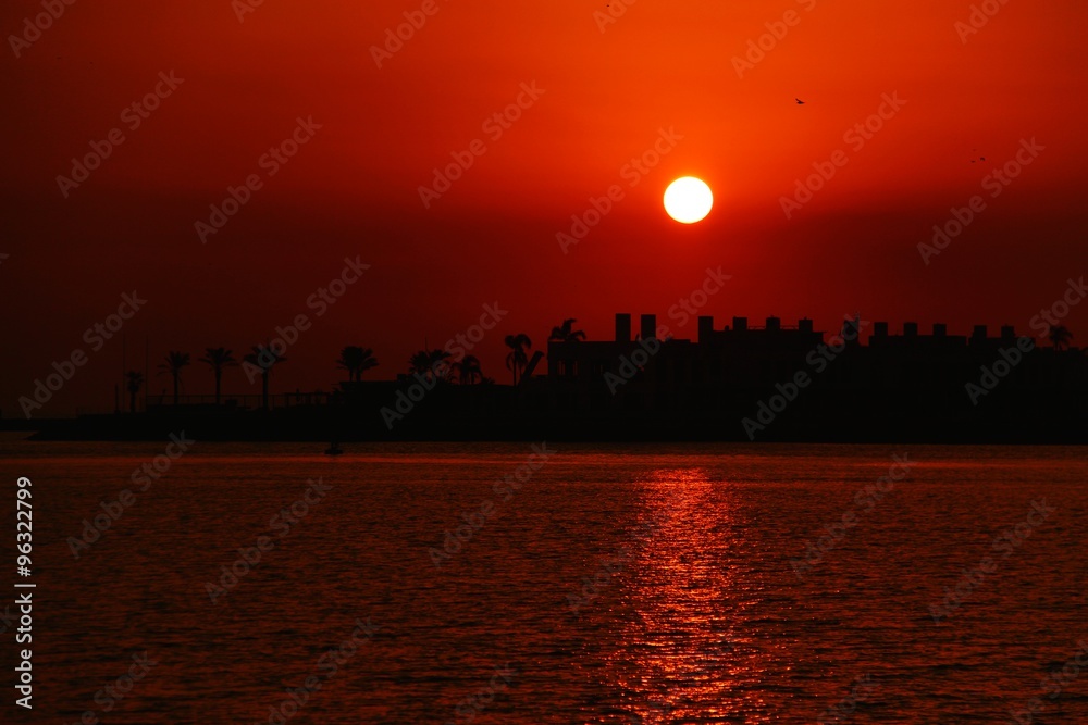 Obraz premium algarve sonnenuntergang III