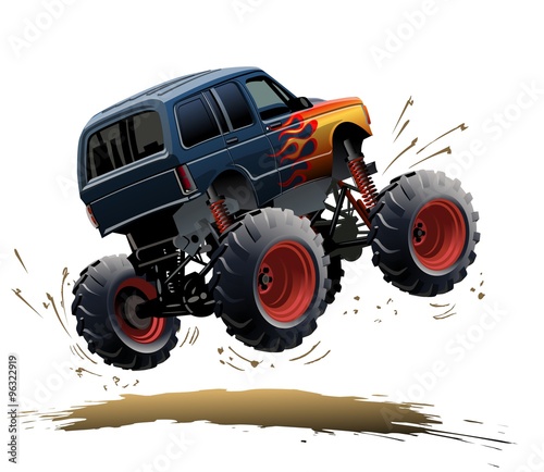 Cartoon Monster Truck