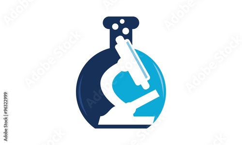 Microscope and Flask
