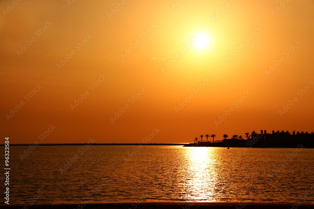 Obraz premium algarve sonnenuntergang II