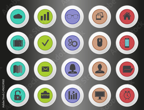 Infografik / Icons / Industrie