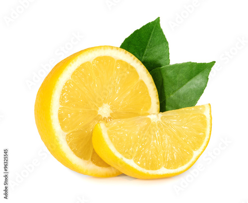Tableau sur toile Lemon isolated