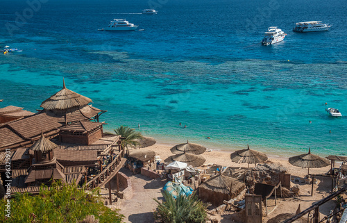 Red Sea coastline in Sharm El Sheikh, Egypt, Sinai