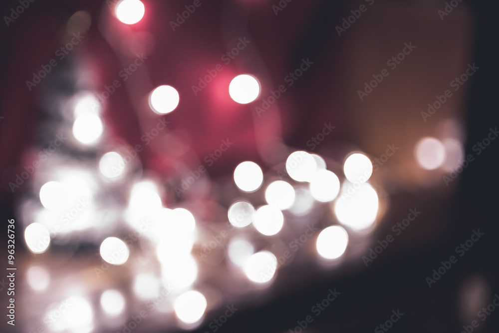 Fototapeta premium Abstract light and christmas decoration
