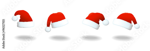 Santa clause hat set