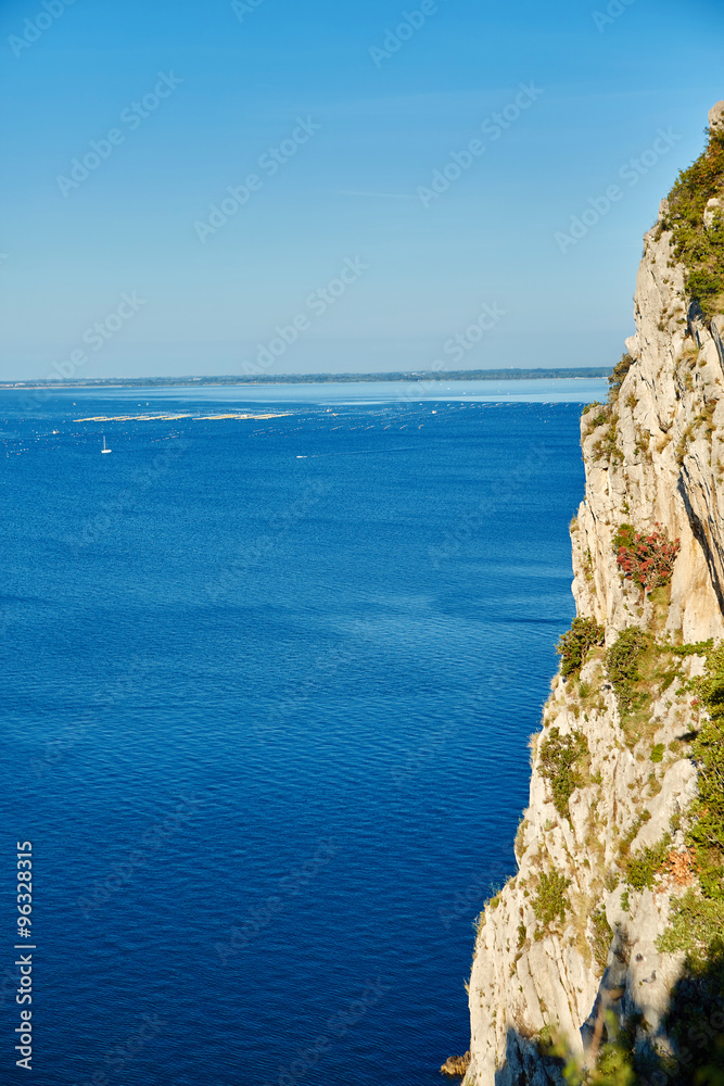 cliff on the sea landscape