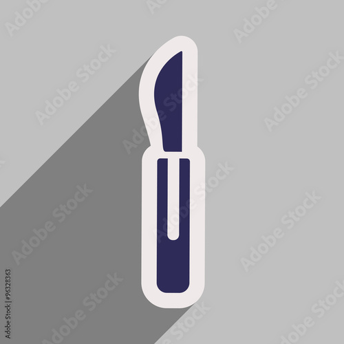 Icon of dental Instrument in flat style