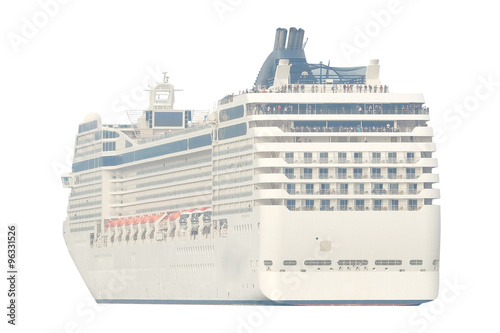 Kotor, Montenegro, November, 16, 2015: Cruise liner in Kotor, Montenegro