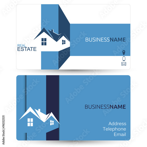 Business card for real estate