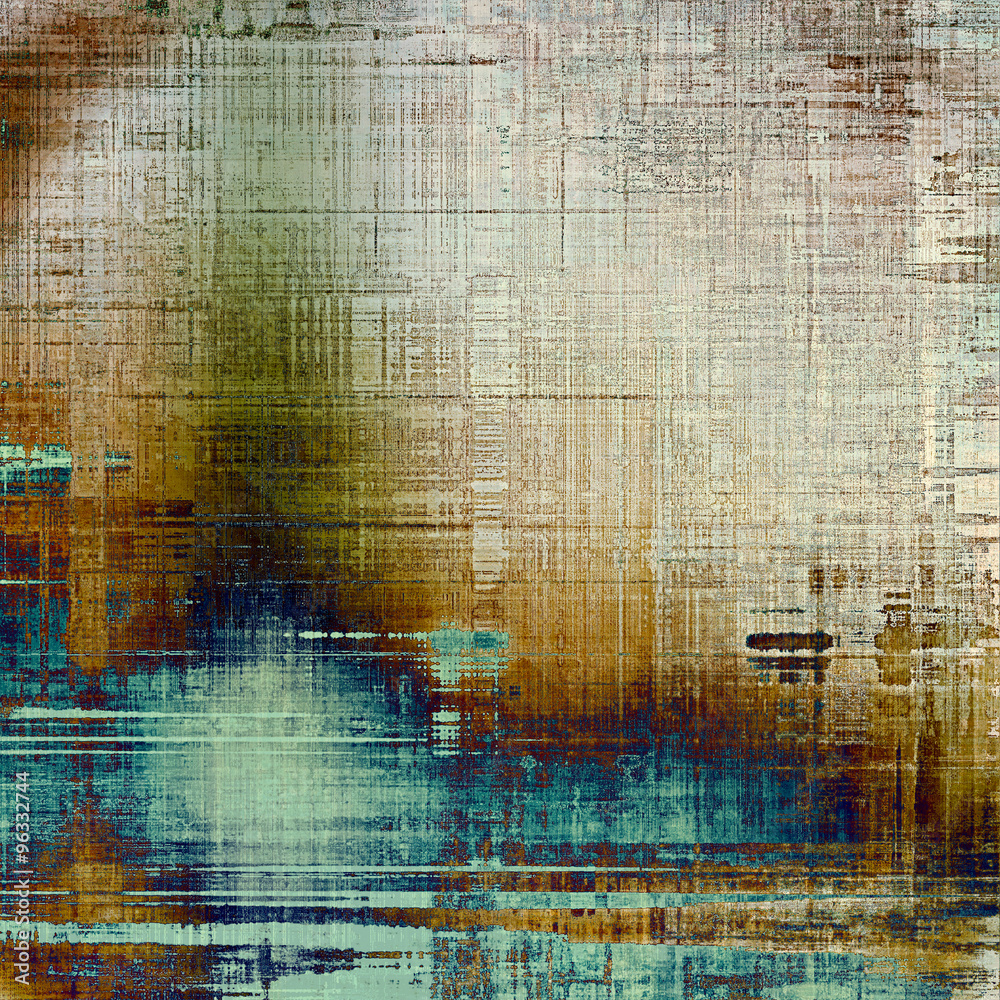 Designed grunge texture or retro background. With different color patterns: yellow (beige); brown; blue; gray Designed grunge texture or retro background. With different color patterns: yellow (beige); brown; blue; gray