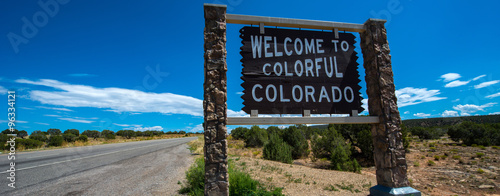 Colorado road sign