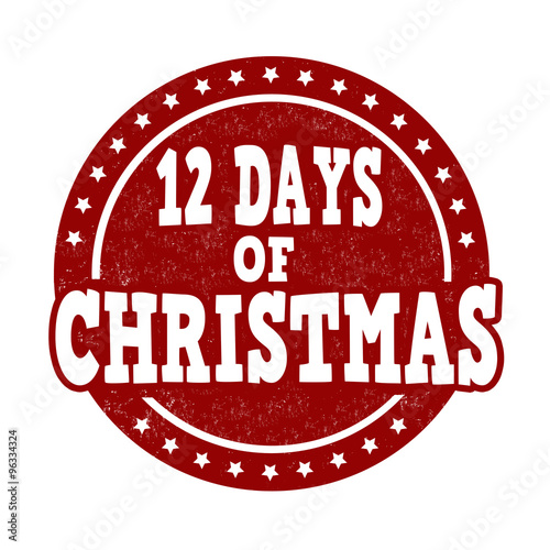 12 Days of Christmas stamp