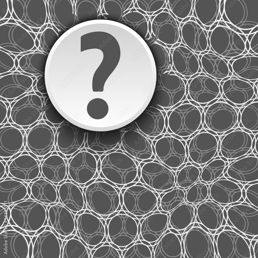 Black and white background with pattern and question mark Stock Vector ...