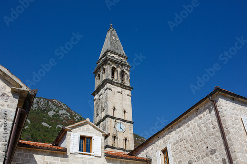 Medieval Church in Perast, Kotor Bay, Montenegro