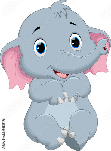 Cute elephant cartoon