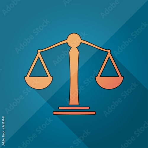 Justice scales icon