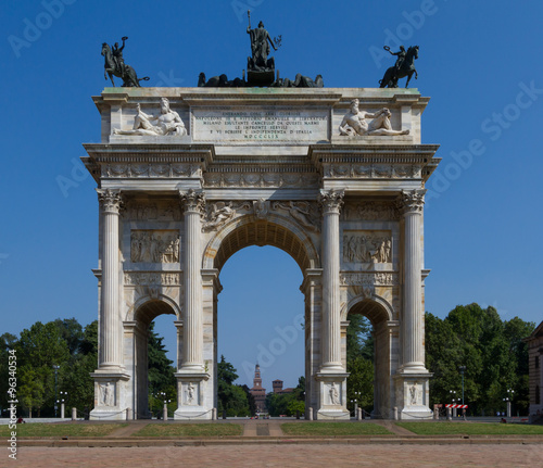 Porte Sempione in Milan Italy