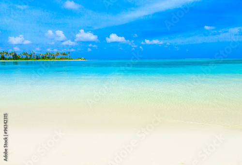 Fototapeta Naklejka Na Ścianę i Meble -  beach with Maldives