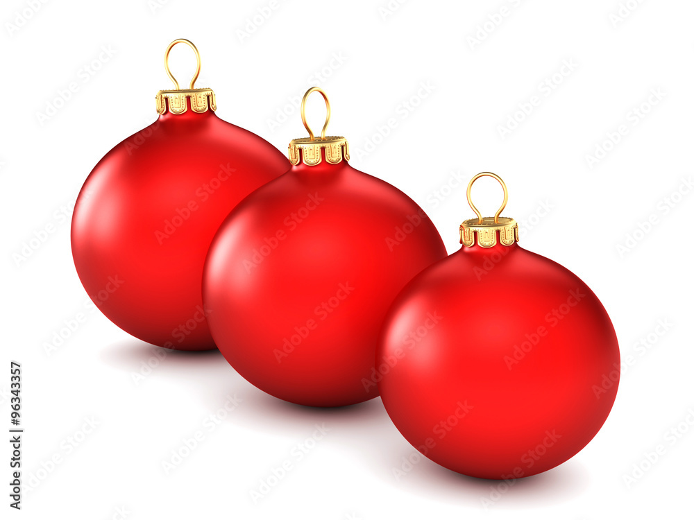 Red Christmas ball Red Christmas ball