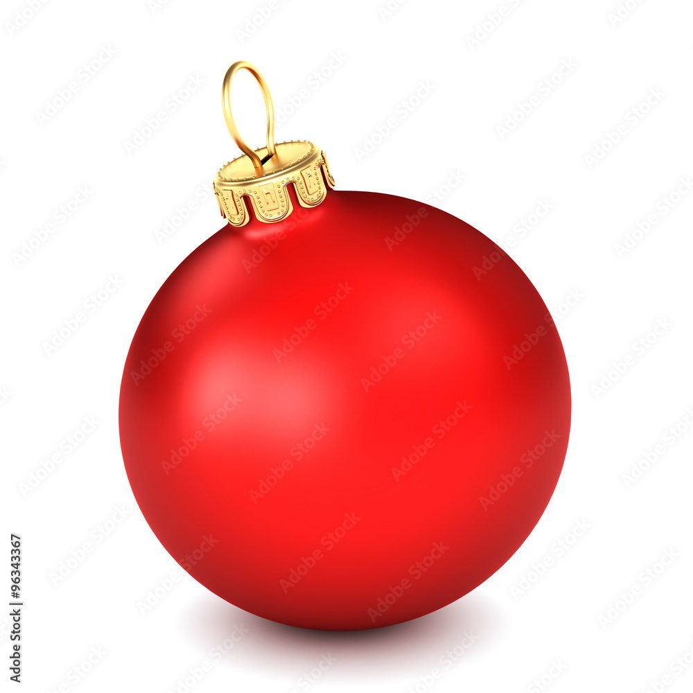 Red Christmas ball Red Christmas ball