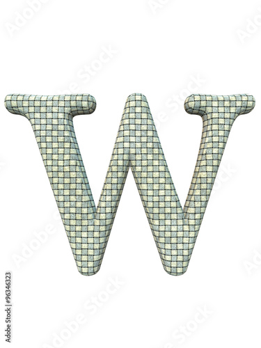 Wallpaper Mural Alphabet letters 3D Torontodigital.ca