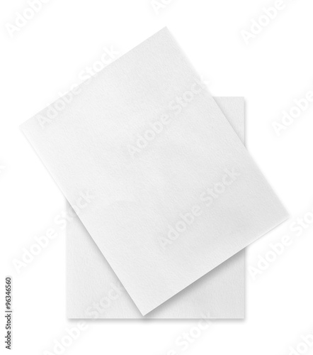 piece of ripped white paper