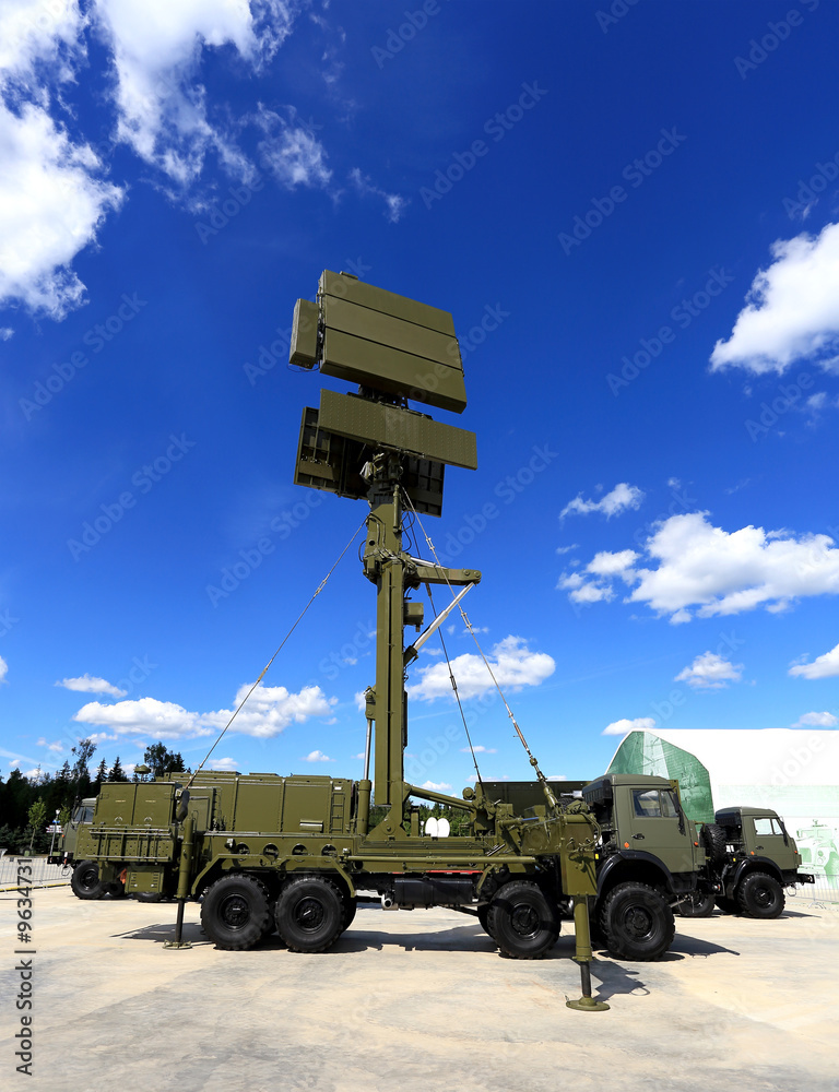 Mobile radar station or airspace control
