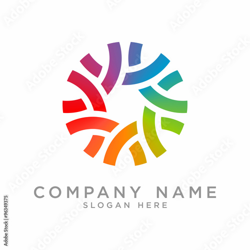 Initial Y Ornaments Circle Logo Icon