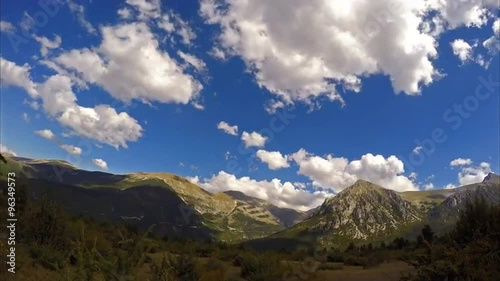 Monte Bove, Parco nazionale dei monti sibillini, Italia , ripresa da destra a sinistra