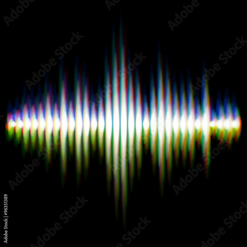 Shiny sound waveform