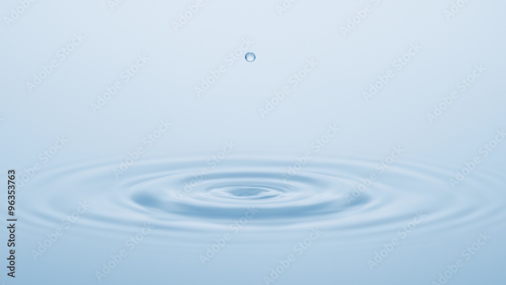 Water Drop making ripple shot with high speed camera, phantom flex 4K.