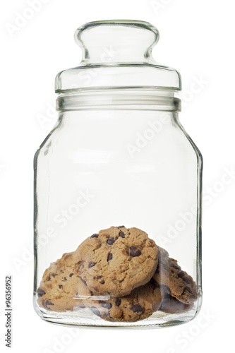 Fotografia cookies on the jar
