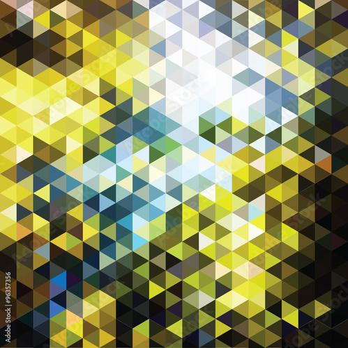 background with color mosaic triangles