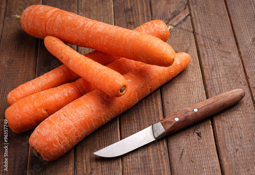 Fresh organic Carrots