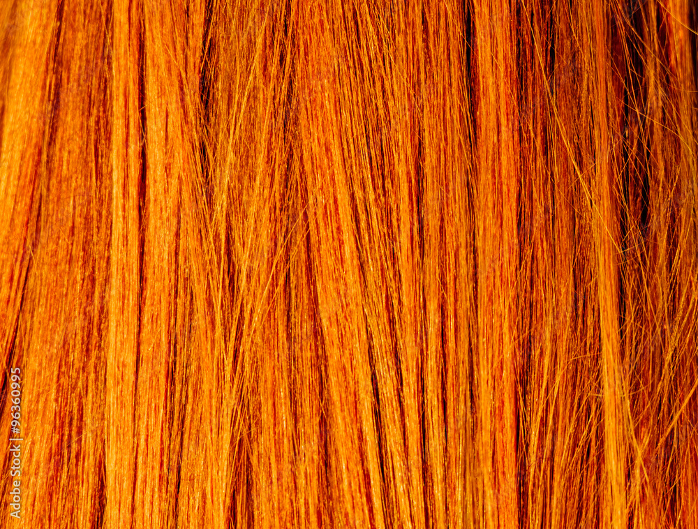 mentalitet sadel Forretningsmand Red Hair Texture Macro Stock Photo | Adobe Stock