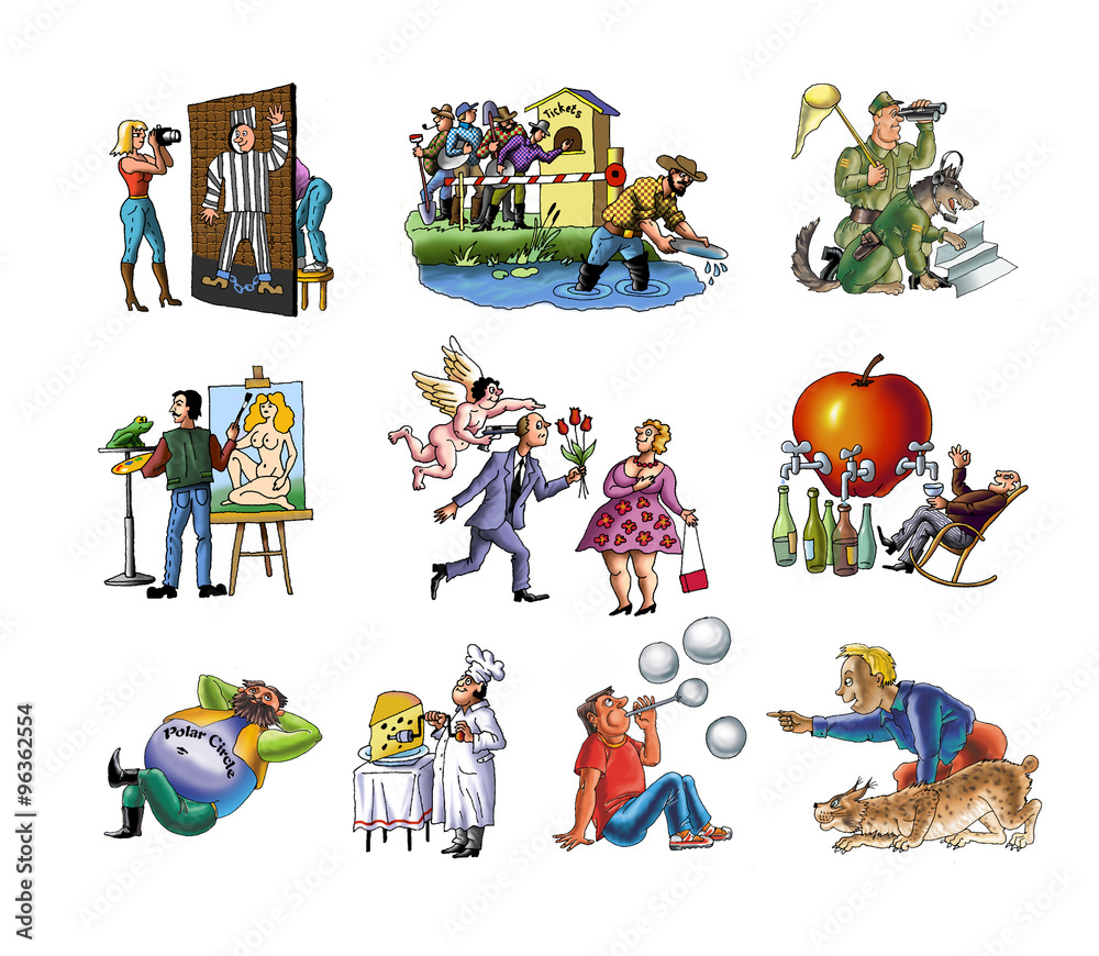 People of different trades People of different trades