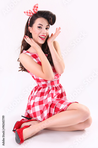 beautiful pinup woman