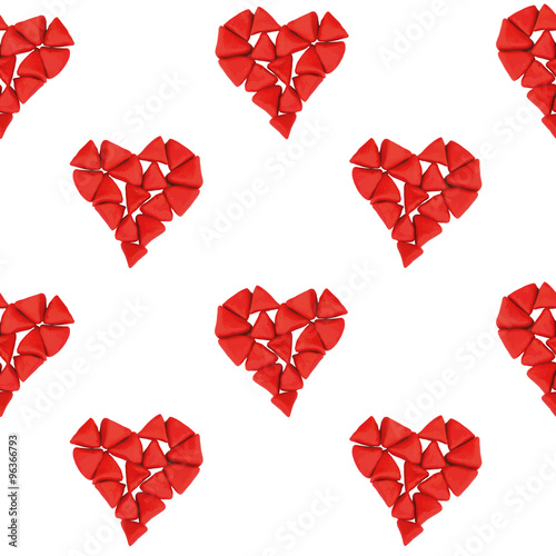 seamless hearts of plasticine