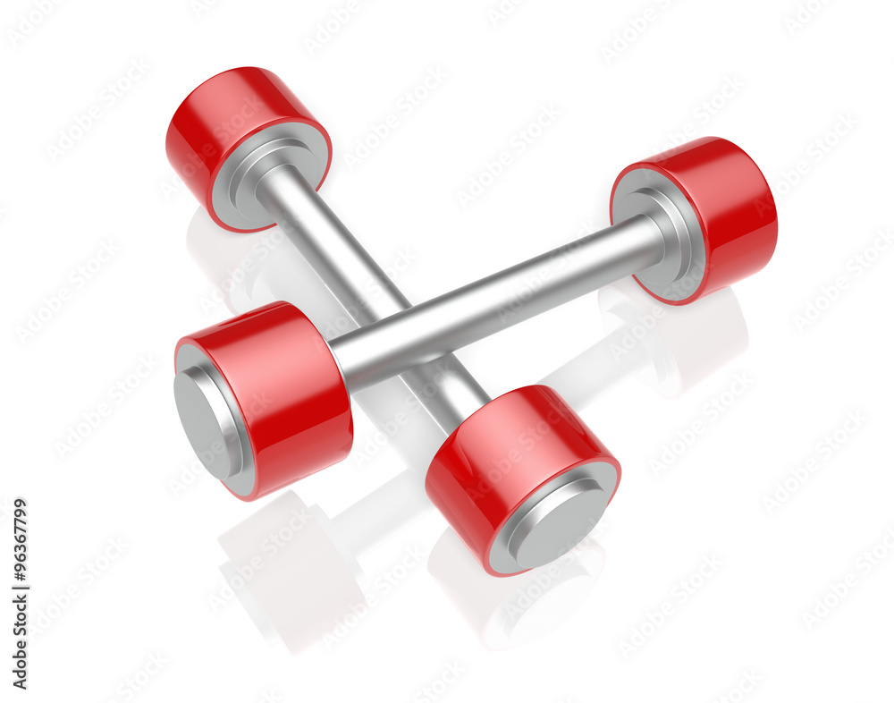 Red Dumbbells Red Dumbbells