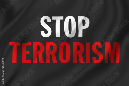 Принти на полотні Stop Terrorism